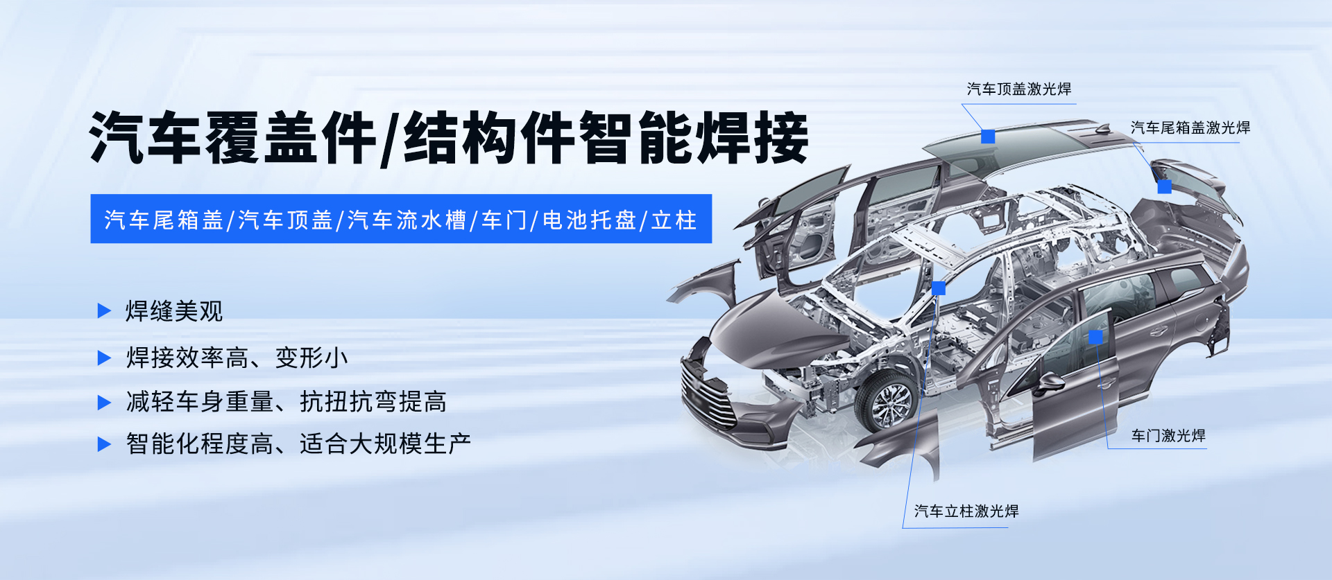 汽车覆盖件/结构件智能焊接